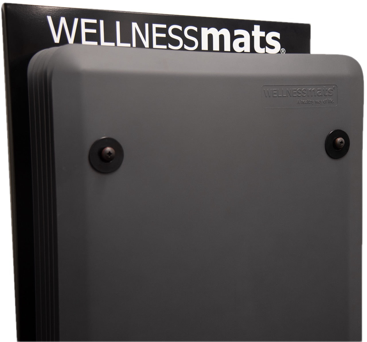 FitnessMats Wall Storage Station Fully Equipped WellnessMats